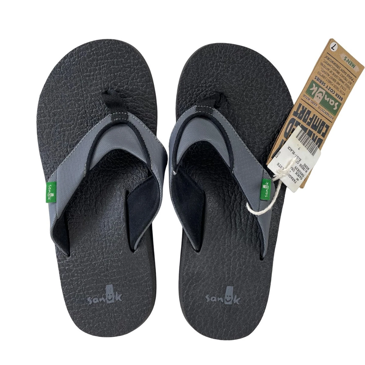 Beer Cozy Gray Sandals for Men