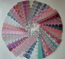 Jamberry Nail Wraps Half Sheet Random Lot of 10