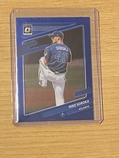 Mike Soroka 2021 Donruss Optic Pandora Blue Prizm #d /99 Braves #127