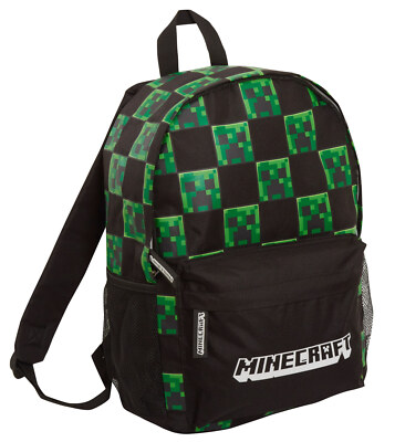 Minecraft Rucksack Erwachsene Kinder Creeper Gamer Schultasche Laptop Gaming Backpack
