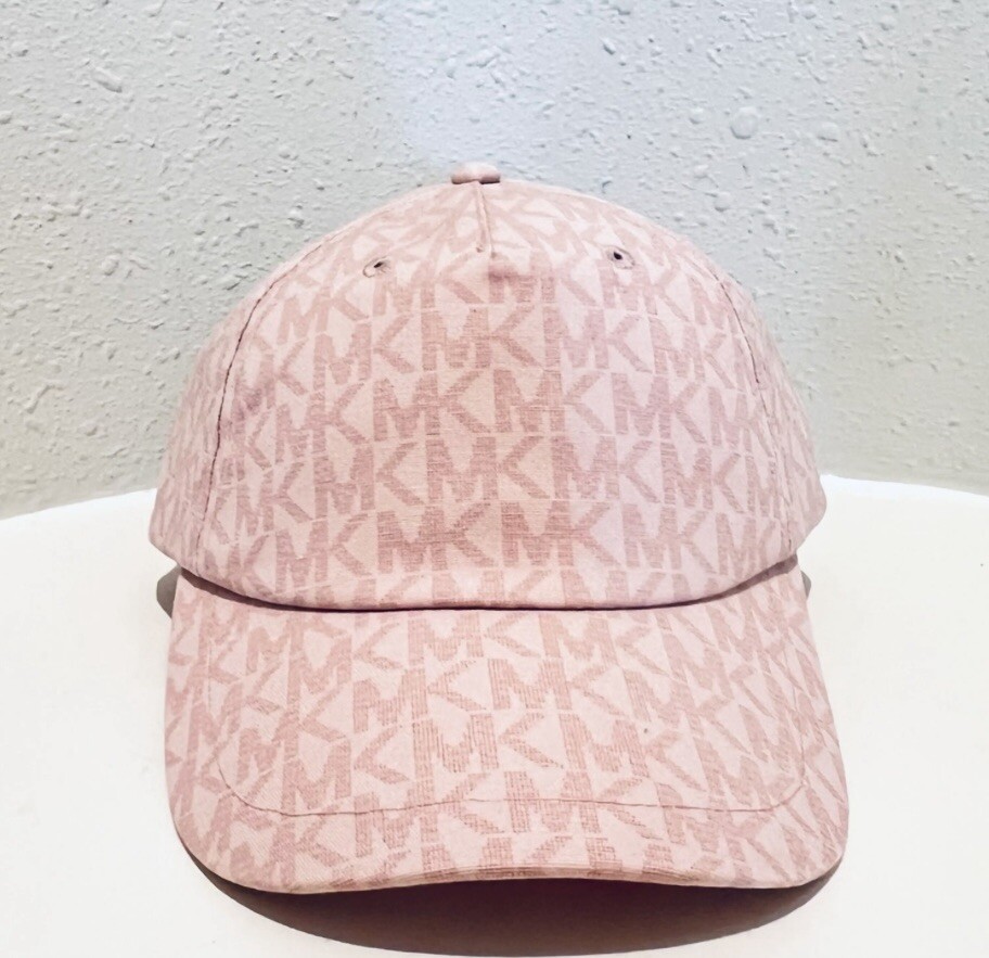 Blush Michael Kors Baseball Hat Michael Kors Blush Pink Monogram