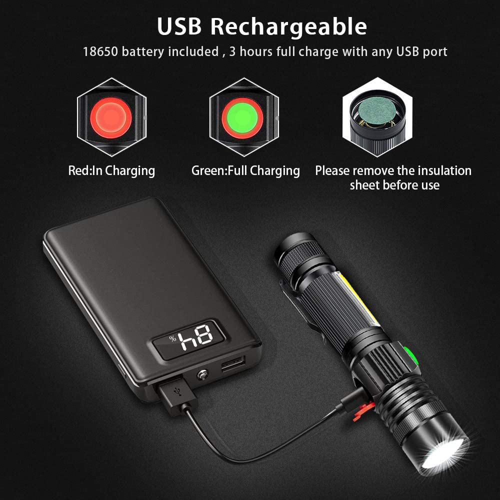 FORLIGHT Magnet LED Tischleuchte – Tragbare, Dimmbare Lampe Mit USB-Aufladung & Warmem Licht
