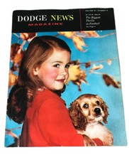 1956 Dodge News Magazine Volume 21 Number 9 Automobile Advertising