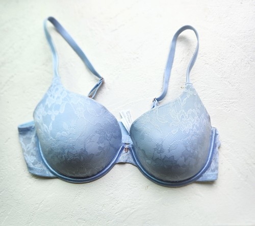 Sujetador con aros azul claro pálido 38C de LA MYSTERE, Francia nuevo sin etiquetas - Imagen 3 de 6