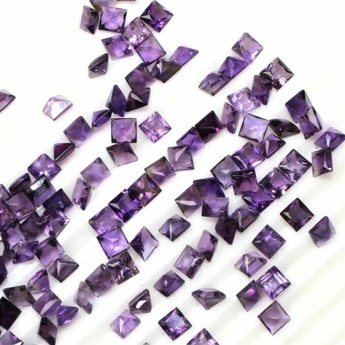 Lot D'Améthystes Naturelles Africaines - Pierres Rondes Calibrées ~2.5mm - Qualité Excellente - Non Traitées - Pour Bijouterie