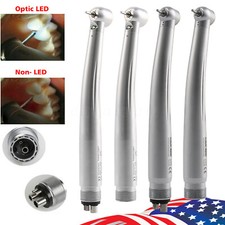 NSK Style Dental Fiber Optic LED E-generator High Speed Handpiece 2/4 Holes US
