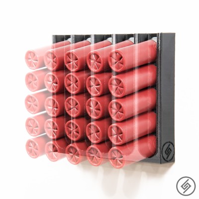 Spartan Mounts  12 Gauge Shotgun Shell 25rd | Low Profile Storage Display Rack