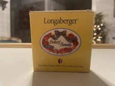 Vtg Longaberger Basket "Bakers Bounty"  Hang Tag Tie On  w/ Box