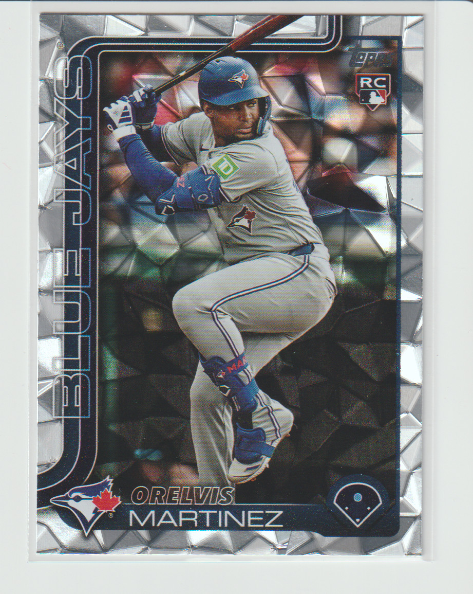 2025 Topps Series 1 Orelvis Martinez Diamante Parallel Card # 18