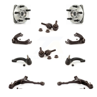 Front Bearing Lower Upper Control Arm Outer Tie Rod Link Kit (10Pc) For Chrysler