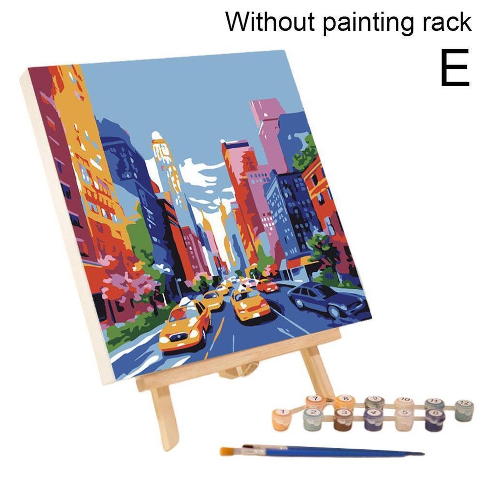 DIY Paint By Number Kit Digital Oil Painting Acrylic Home Scener ηх Art O3D1 eBay