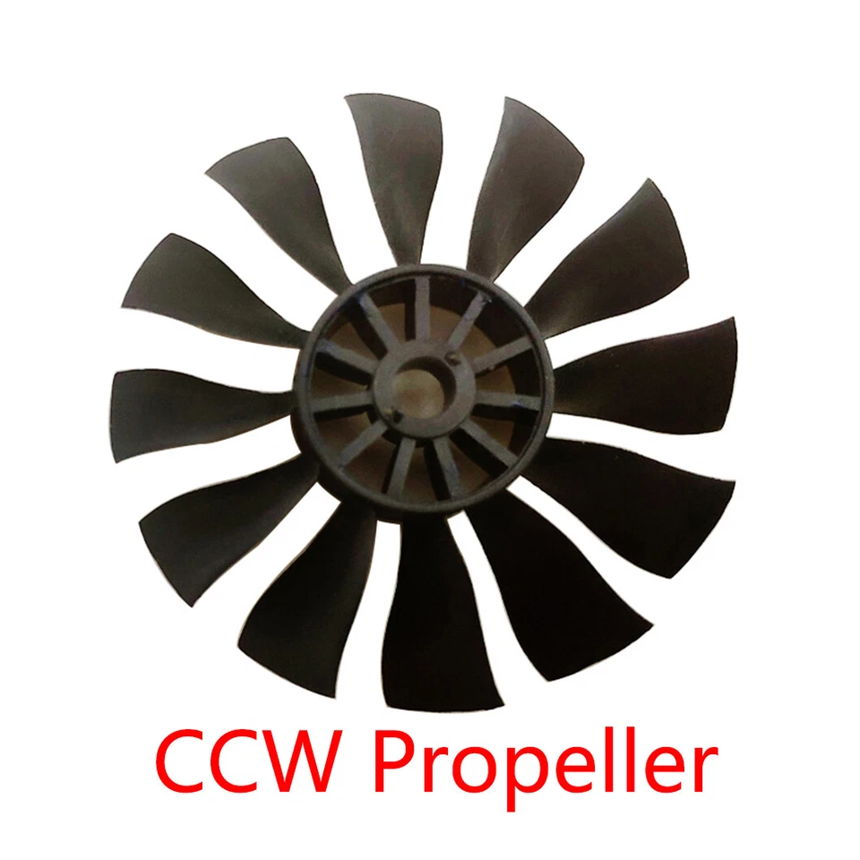 50mm Duct Fan Unit 12-Blade CCW Prop for RC Duct Fan EDF Jet AirPlane Quadcopter - Image 2 of 4