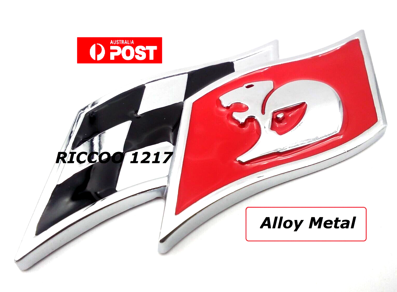 HSV racing badge alloy for Holden HSV Maloo SS R8 GTS HSV 11.5 x 5.5cm ...