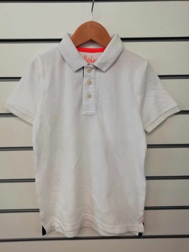 MINI BODEN JUNGEN WEISSES POLOSHIRT ALTER 13-14 JAHRE (ref 614)