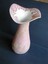 Vintage-Decorative-Vase-8347-2-Artist-signed-SA-pink-white-gold-handmade thumbnail 1