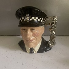 Royal Doulton Small Character Toby Jug The Policeman D6852