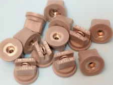 Lot of 12 Pcs TeeJet Extended Range Flat Spray Tips Gray 110° Polymer XR11006VS