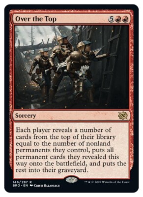 Magic the Gathering - Over the Top - BRO-EN146 MtG NM
