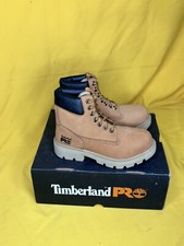 Timberland Pro SAWHORSE 6" Composite Safety Toe Work Boots Mens Size 3.5 Wheat
