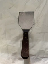Heavy Duty Professional Stainless Steel Spatula Wooden Handle!