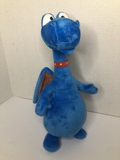 Disney Doc McStuffins Stuffy Blue Dragon 15" Tall Plush Stuffed Animal Authentic