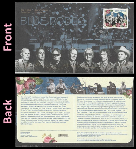 Canada 3492 Blue Rodeo FDC 2025