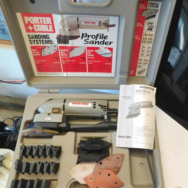 Porter Cable 444vs Profile Sander Kit 444 Variable Speed Detail Molding Set for sale online eBay