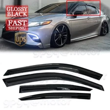For Toyota Camry 2018-2024 JDM-Mugen Style Window Visor Rain Guard Deflector Kit