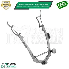 Weeks Eye Speculum 3” Fenestrated Wire Blades Ophthalmology Surgical German Gr