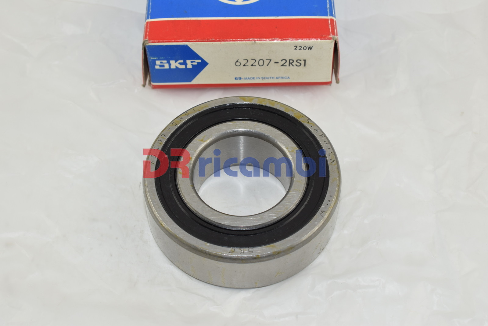 SKF Deep Groove Ball Bearing Closed On Both Sides 62207 2RS1 D. 35x72x23