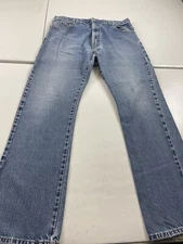 Levis 517 Bootcut Jeans Men Size 36 Distressed Grunge Blue Denim City Core