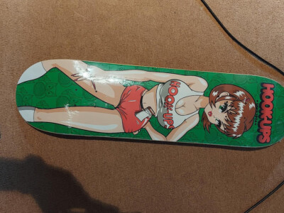 Hook-Ups /Hooters RAR OVP Skateboard Deck Vintage