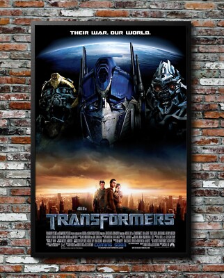 Transformers Michael Bay 2007 Movie Poster 24''x36'' Glossy Unframed 0775