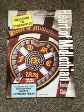 Hearts v Dynamo Tbilisi friendly 1989