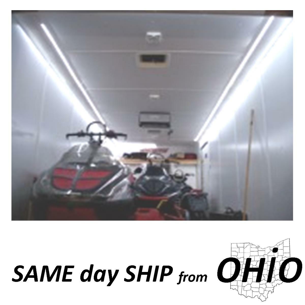 Enclosed Snowmobile Trailer Lighting System LED 12VDC Snow Mobile