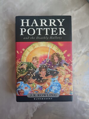 Harry Potter and the Deathly Hallows, J.K. Rowling (2007) Erstausgabe Englisch 