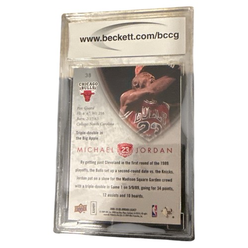 2009-10 Michael Jordan #38, MJ Legacy Collection Gold, BCCG 10 - Picture 2 of 2