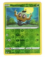 Pokemon TCG Phantump SWSH Fusion Strike 016/264 Reverse Holo Common Card NM