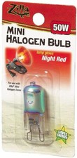 Reptile, Zilla Mini Halogen Bulb - Night Red 50W 
