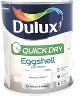 Dulux  Quick Drying Eggshell Paint For Wood  Metal  All Colours  750ml