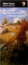 Weir Farm National Historic Site National Park Service Unigrid Brochure Map