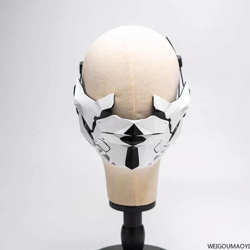 Cyberpunk Half-face Mask Ninja Protective Gear Mask Shooting Cosplay Props