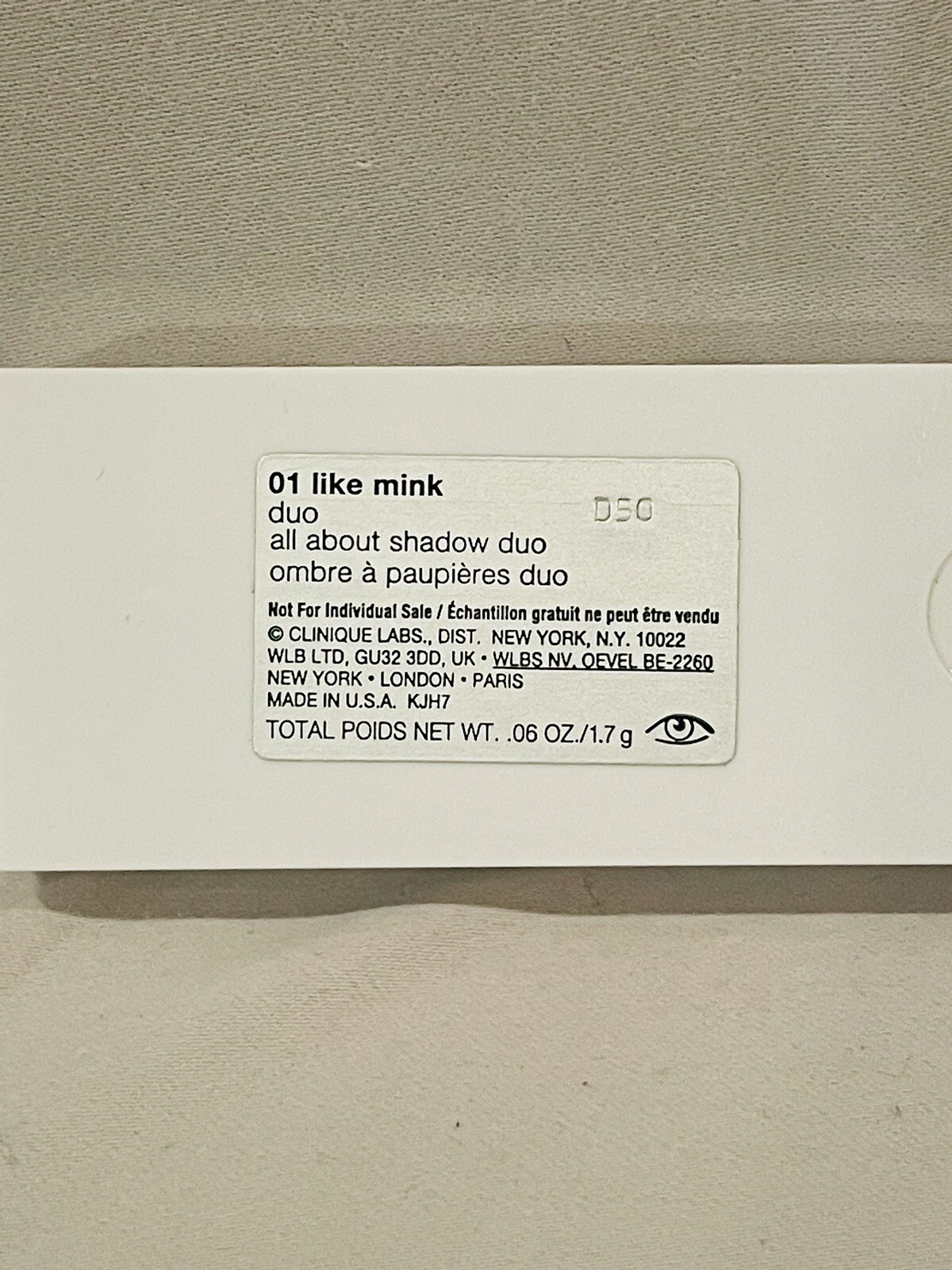 Clinique Eyeshadow Mixed Lot of 3 Buttered Toast/Like Mink/Bronze Satin