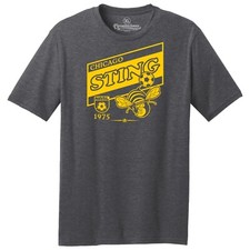 Chicago Sting 1975 Logo NASL Soccer TRI-BLEND Tee Shirt