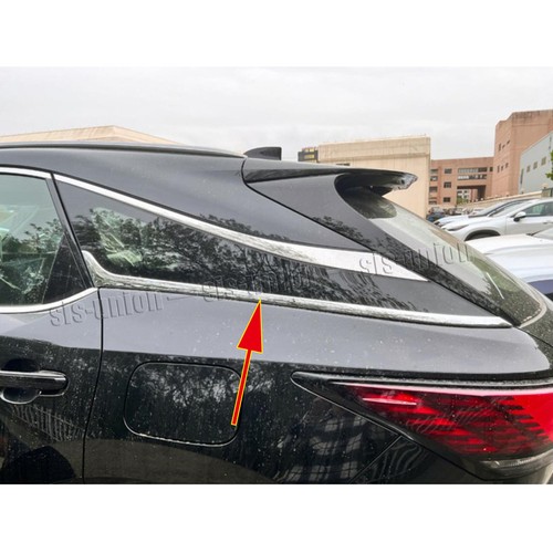 Chrome ABS Rear Window Sill Side Molding Strip For Lexus RX350 350H