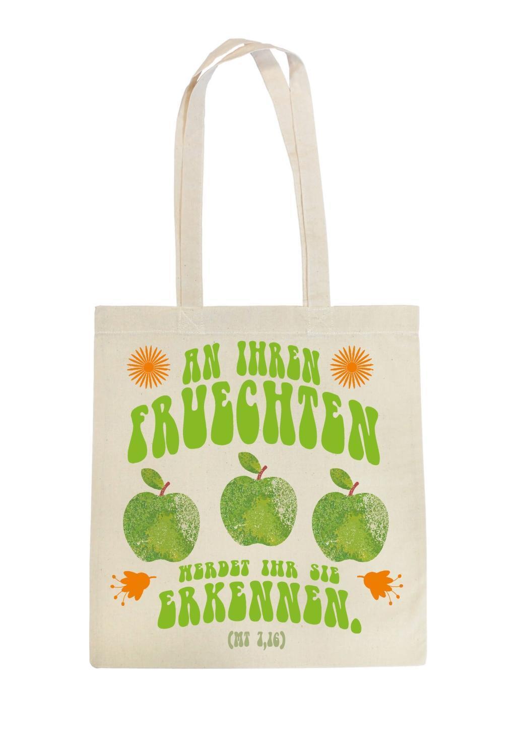 Apfeltasche An Ihren Fruechten Werdet Ihr Sie Erkennen (mt 7,16)