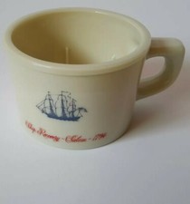 Vintage Old Spice shaving mug Ship Recovery Salem 1794 Shulton Belgium custard