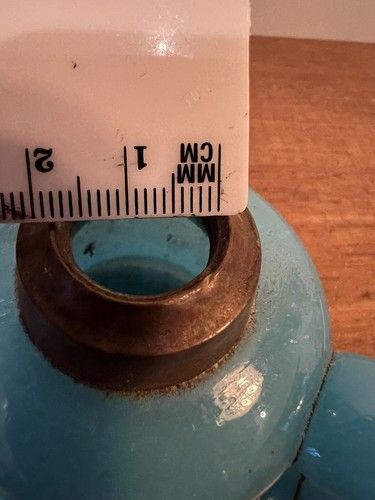 Antique Oil Lamp Font In Opaque Turquoise Glass Brass Burner Fitter C:-1890s. - Picture 12 of 14