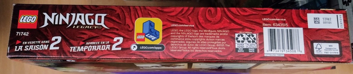 NEW & SEALED! Lego NINJAGO Set 71742 OVERLORD DRAGON, Retired