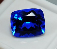 STUNNING 8.2 Ct Blue Cobalt Spinel Treated Emerald Cut CERTIFIED Gemstone 